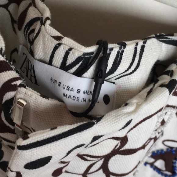 NWT Zara Beaded Shorts - Picture 2 of 6